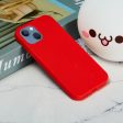 iPhone 15 Liquid Silikone Cover - Rød Online Hot Sale