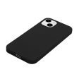 iPhone 15 Plus Mat Fleksibel Plastik Cover - Sort Fashion