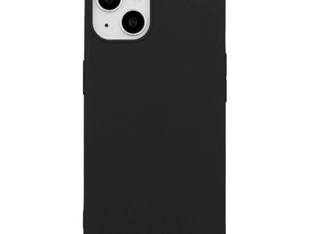 iPhone 15 Plus Mat Fleksibel Plastik Cover - Sort Fashion