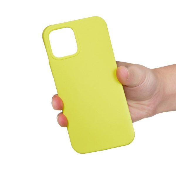 iPhone 15 Pro Liquid Silikone Cover - Gul Supply