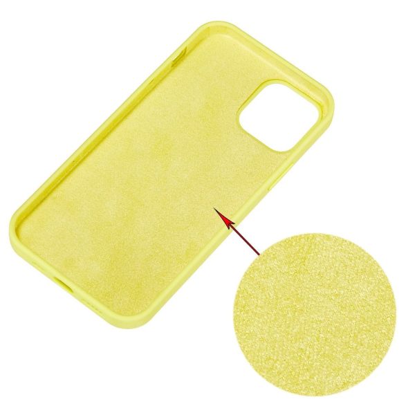 iPhone 15 Pro Liquid Silikone Cover - Gul Supply