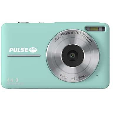 PULSE 16X Digi Zoom Compact Camera - Green - Includes 32gb Memory Card For Sale