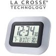 La Crosse Wall Clock with Indoor Temperature Hot on Sale