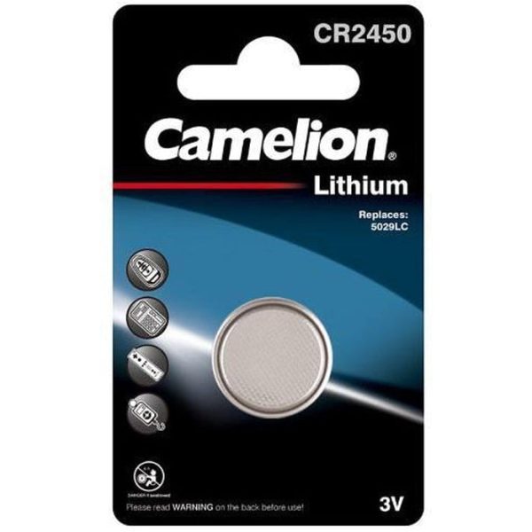 CAMELION CR2450 3V LITHIUM 1PK [MINIMUM ORDER 10] Discount