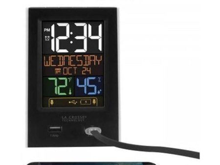 La Crosse Alarm Clock 2 USB Charging Station Discount