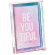 SHOT2GO Photo Block Frame 6x4 Iridescent Glitter Online