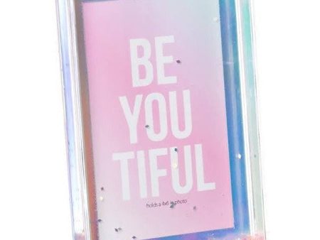 SHOT2GO Photo Block Frame 6x4 Iridescent Glitter Online