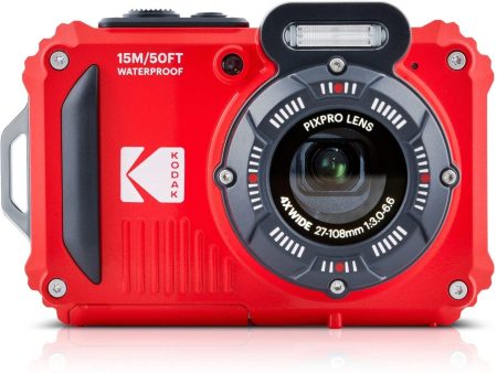 Kodak PIXPRO WPZ2 Waterproof Digital Camera - Red Fashion