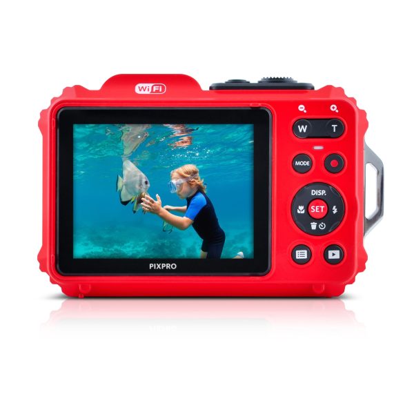 Kodak PIXPRO WPZ2 Waterproof Digital Camera - Red Fashion