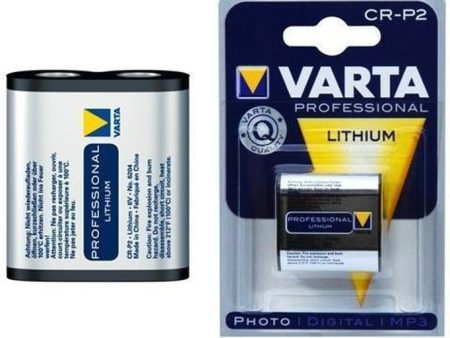 Varta Cr-P2 6V Lithium Photo Battery Supply