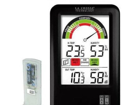 La Crosse Station with Humidity Comfort Level on Sale