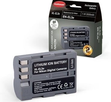 Hahnel EN-EL3e 2000mAh 7.4V Battery for Nikon For Discount