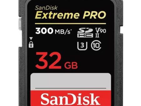 Sandisk Extreme Pro Sdhc 32gb 300mbs V90 For Sale