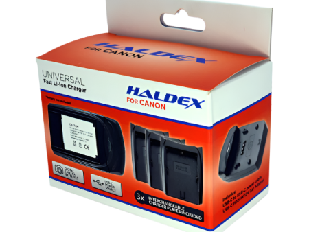 Haldex 700 Canon Battery Charger Kit - Type-C - Includes Wall and Car Charger Online Sale