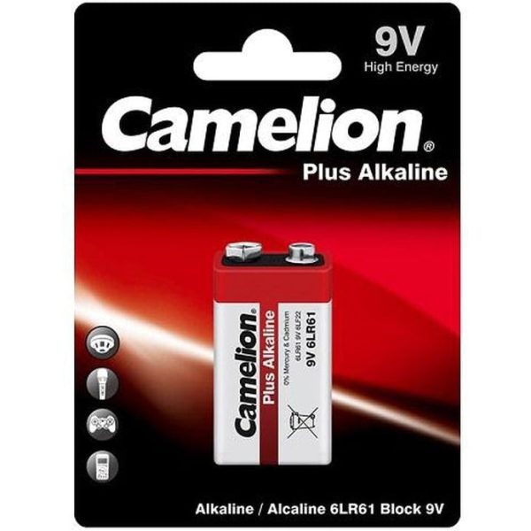 Camelion Plus Alkaline 9V 1Pk [MINIMUM ORDER 12] Supply