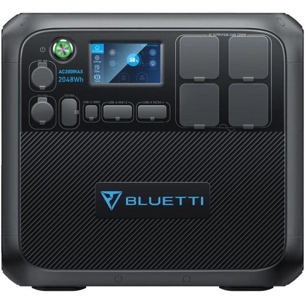 Bluetti Ac200max Expandable Power Station | 2,200w (4800w Surge) 2,048wh For Sale