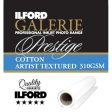 Ilford Galerie Cotton Artist Textured 310gsm 24  61cm x 15m Roll GPCAT23 on Sale