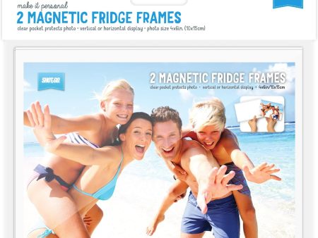 SHOT2GO Magnetic Fridge Frames 6x4 2PK For Cheap