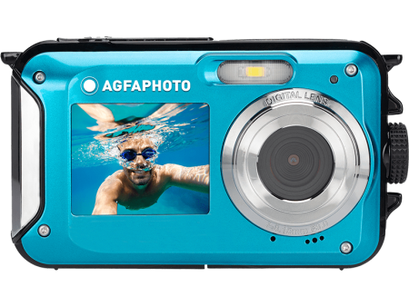 AGFAPHOTO Waterproof WP8000 Digital Camera - Blue Fashion