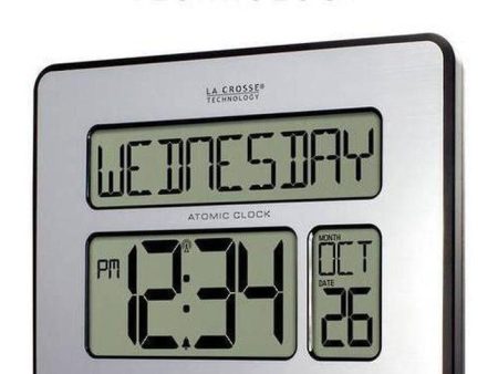 La Crosse Digital Wall Clock with Day Display Discount