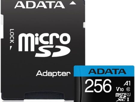 ADATA Premier microSDXC UHS-I A1 V10 Card 256GB SD Card on Sale