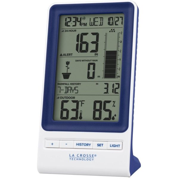 La Crosse 724-1415BL Digital Rain Gauge with Backlight Supply